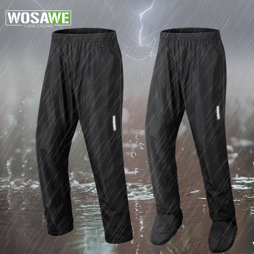 Camping Cooking Cover - WOSAWE Hiking Rain Pants Outdoor Waterproof