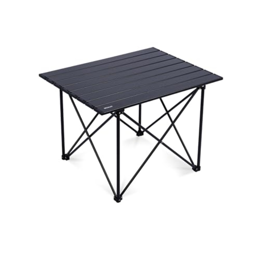 Camping Cooking Table With Windshield - Ultralight Camping Table Compact Aluminum Folding