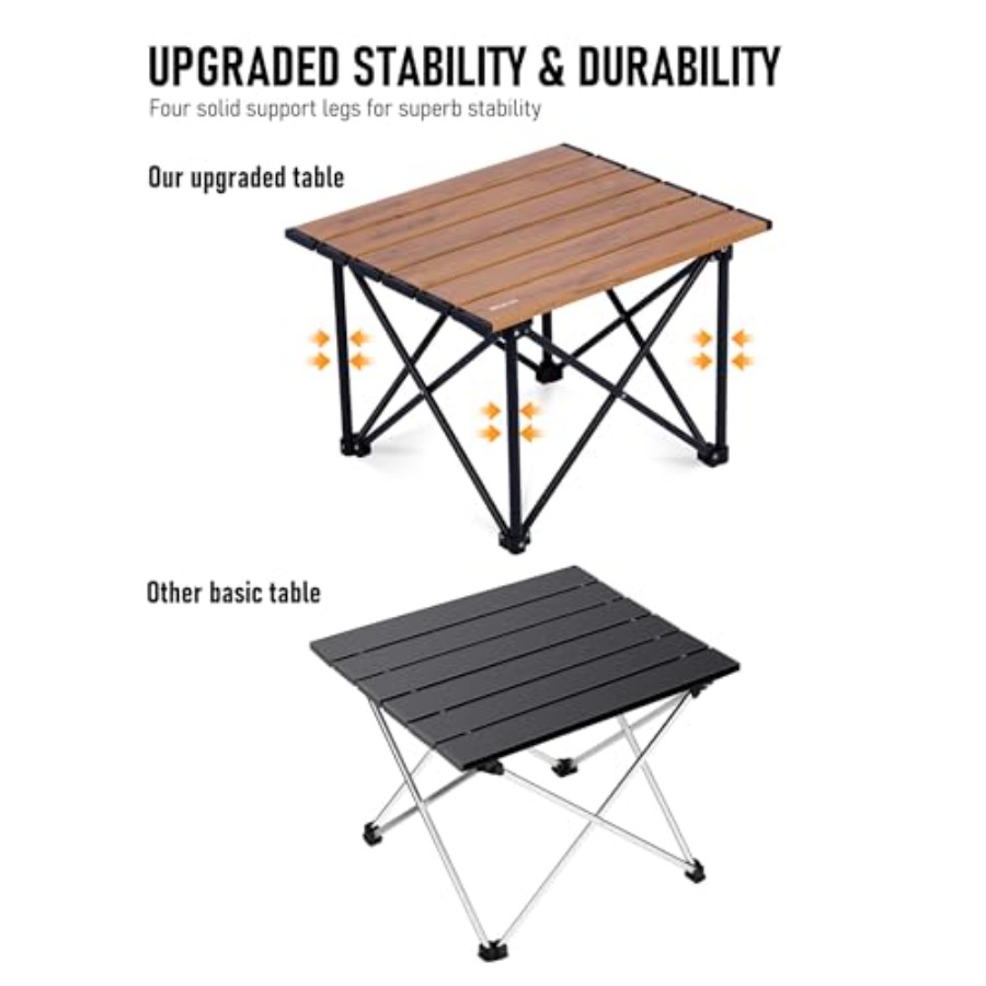 Ultralight Camping Table, Comp - Camping Cooking Table With Windshield recension och pris