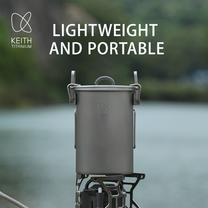 KEITH Pure Titanium Rice Cooke - Camping Cooking Pot recension och pris