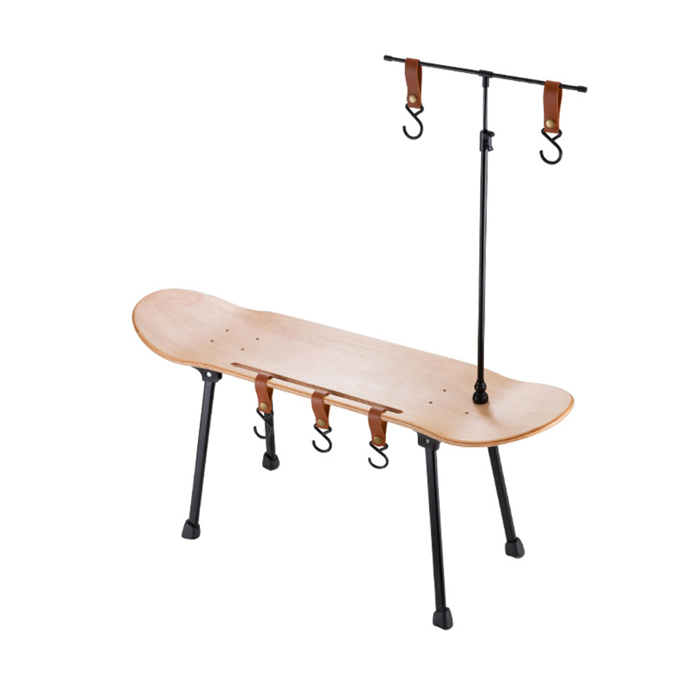 Foldable Camping Skateboard Co - Camping Cooking Table With Windshield recension och pris