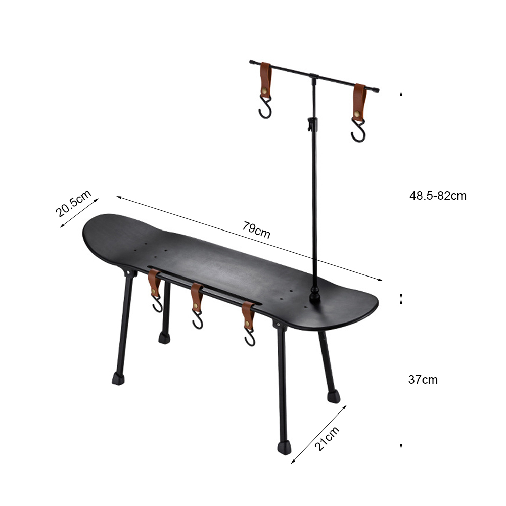 Foldable Camping Skateboard Co - Camping Cooking Table With Windshield recension och pris