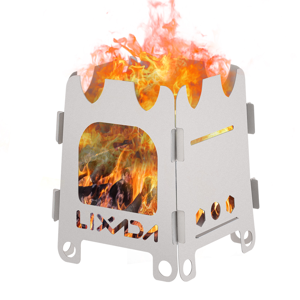 Lixada Titanium/Stainless stee - Camping Cooking Grate recension och pris