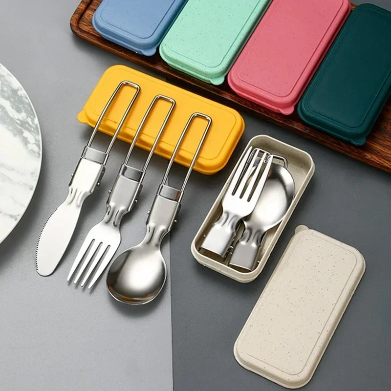4PCS/set Portable Outdoor Spoo - Japan Camping Cooking recension och pris