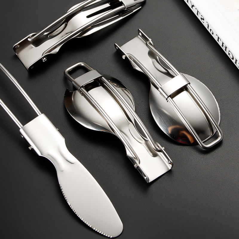 4PCS/set Portable Outdoor Spoo - Japan Camping Cooking recension och pris