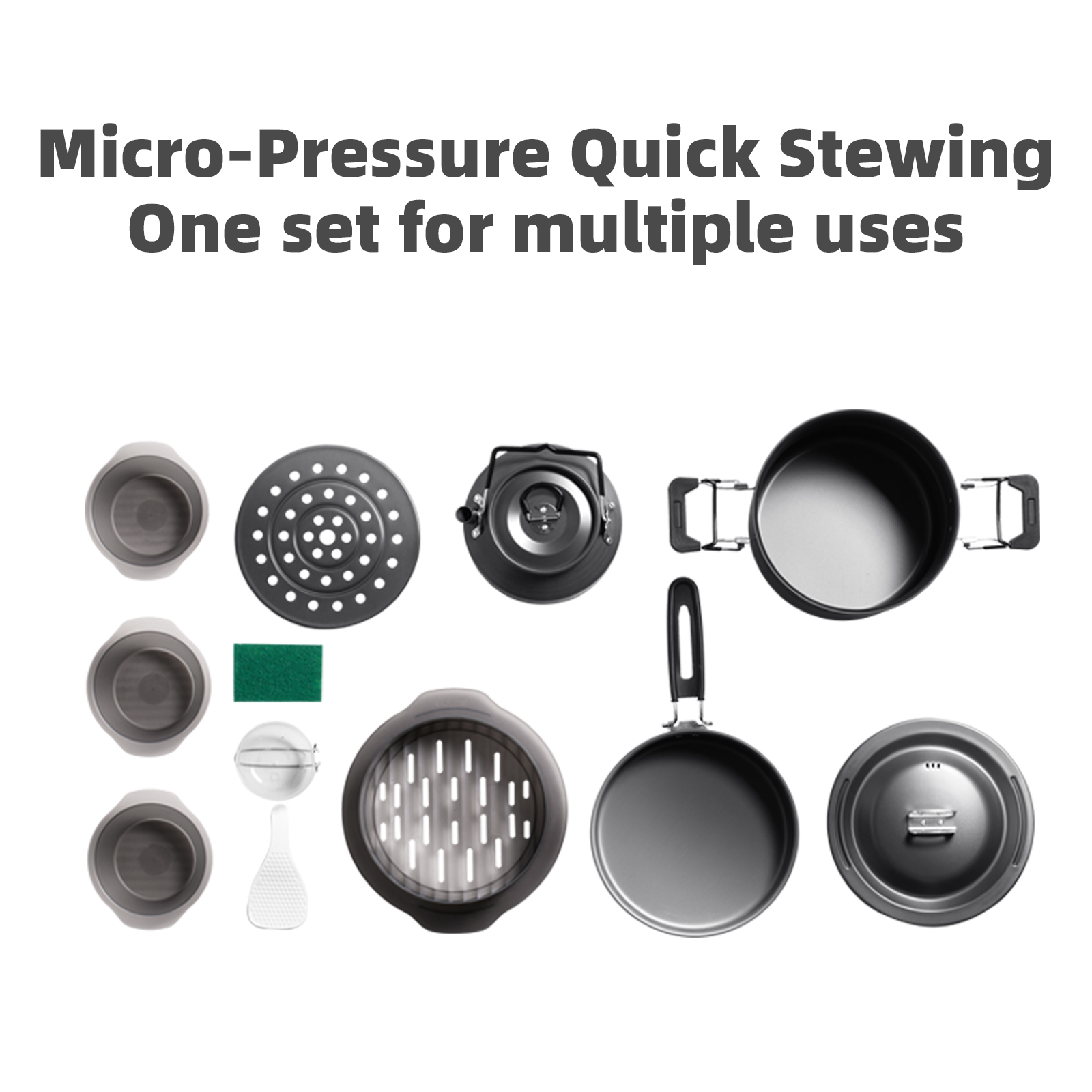 BISINNA Micro Pressure Camping - Camping Cooking And Dining Set recension och pris