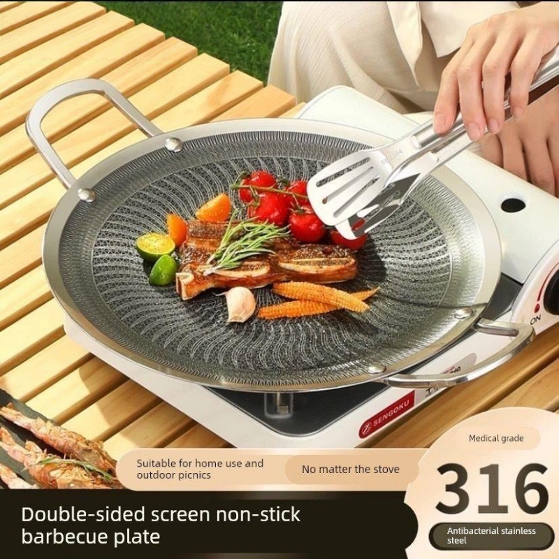 316 Stainless Steel Multifunct - Camping Cooking Griddle recension och pris