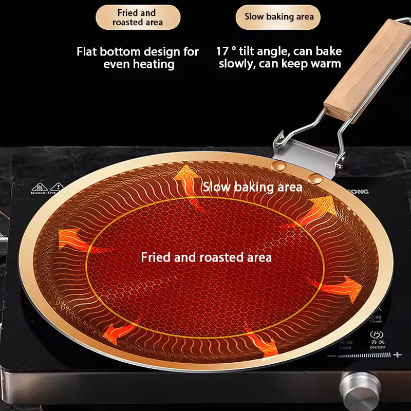 Stainless Steel Baking Pan Rou - Camping Cooking Griddle recension och pris