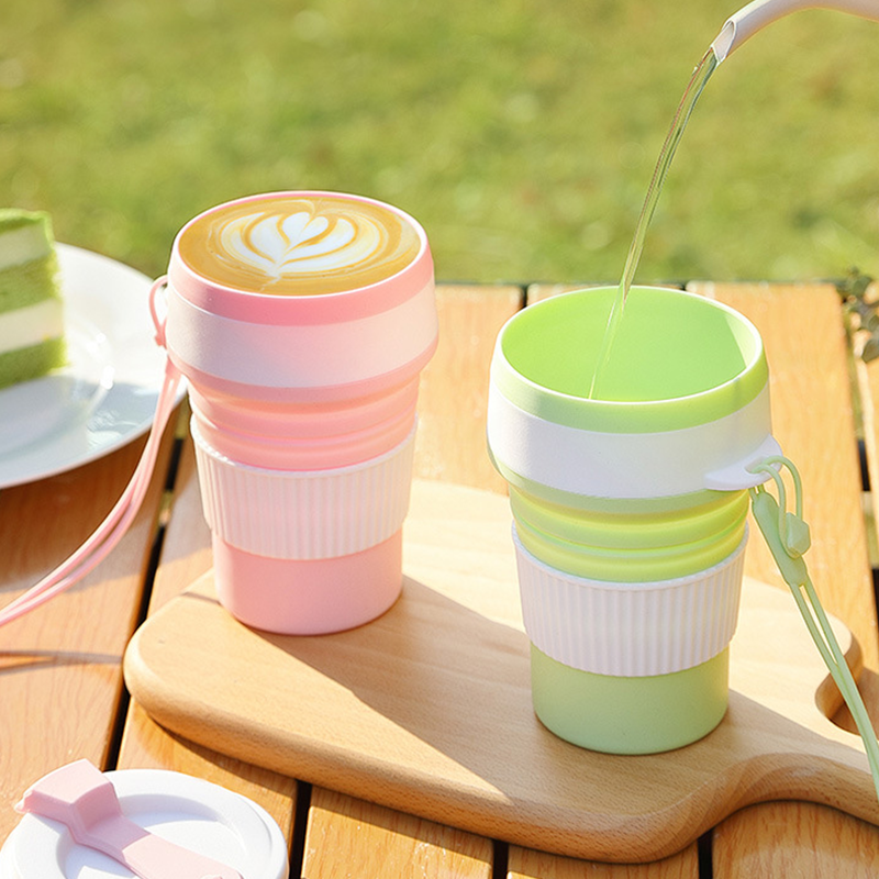 Collapsible Silicone Travel Cu - Camping Cooking Pot recension och pris