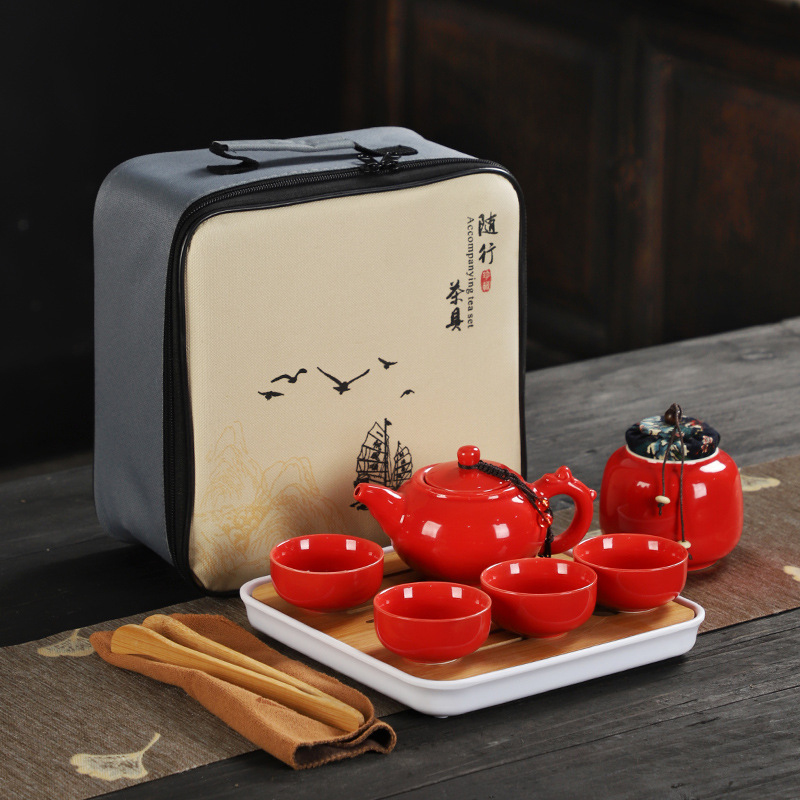 Portable Travel Kung Fu Tea Se - Camping Cooking Kettle recension och pris