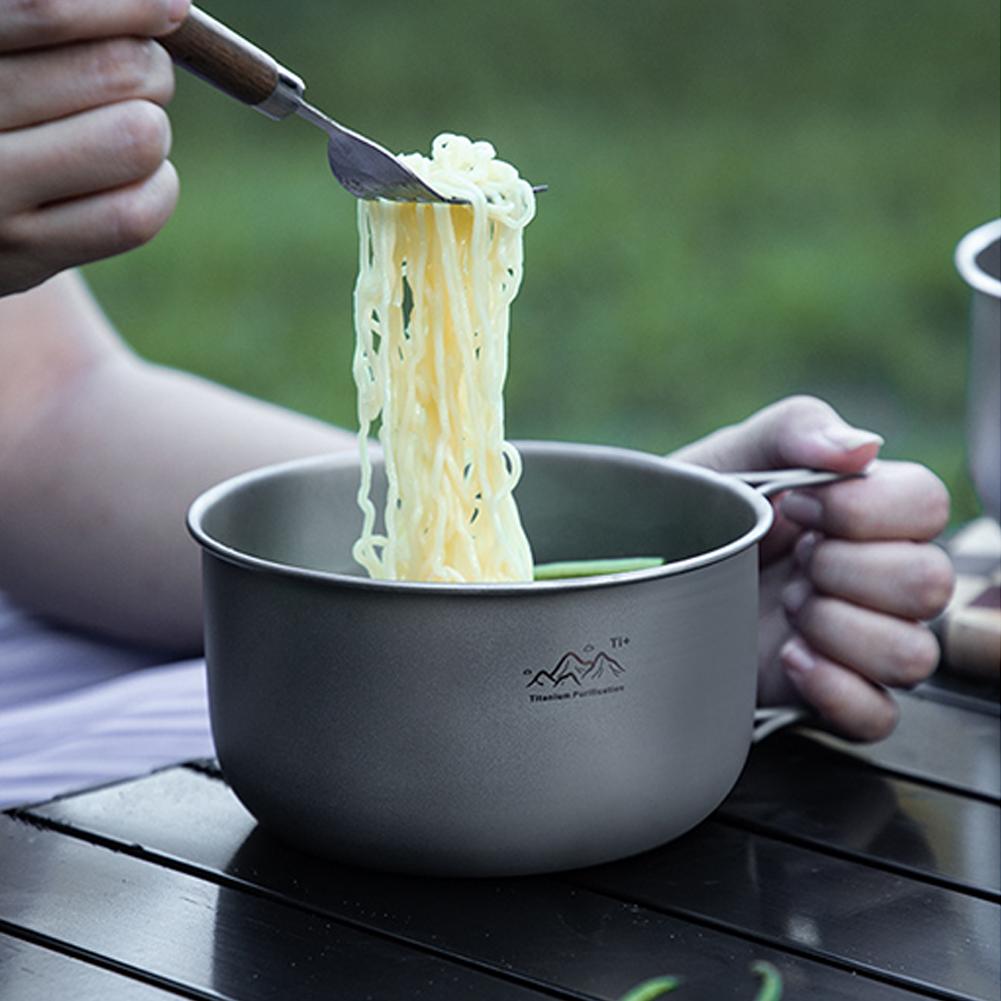 Ultralight Titanium Camping Po - Camping Cooking Cylinder recension och pris