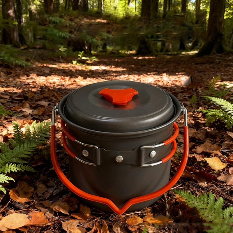 Small 1.4L Outdoor Cooking Pot - Camping Cooking Pot recension och pris