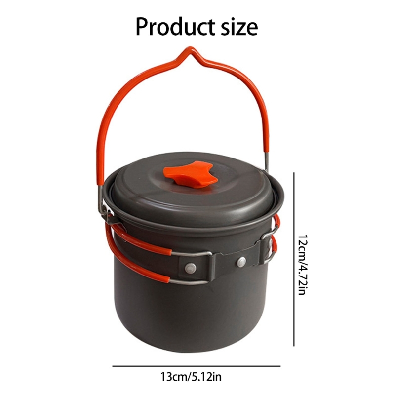 Small 1.4L Outdoor Cooking Pot - Camping Cooking Pot recension och pris
