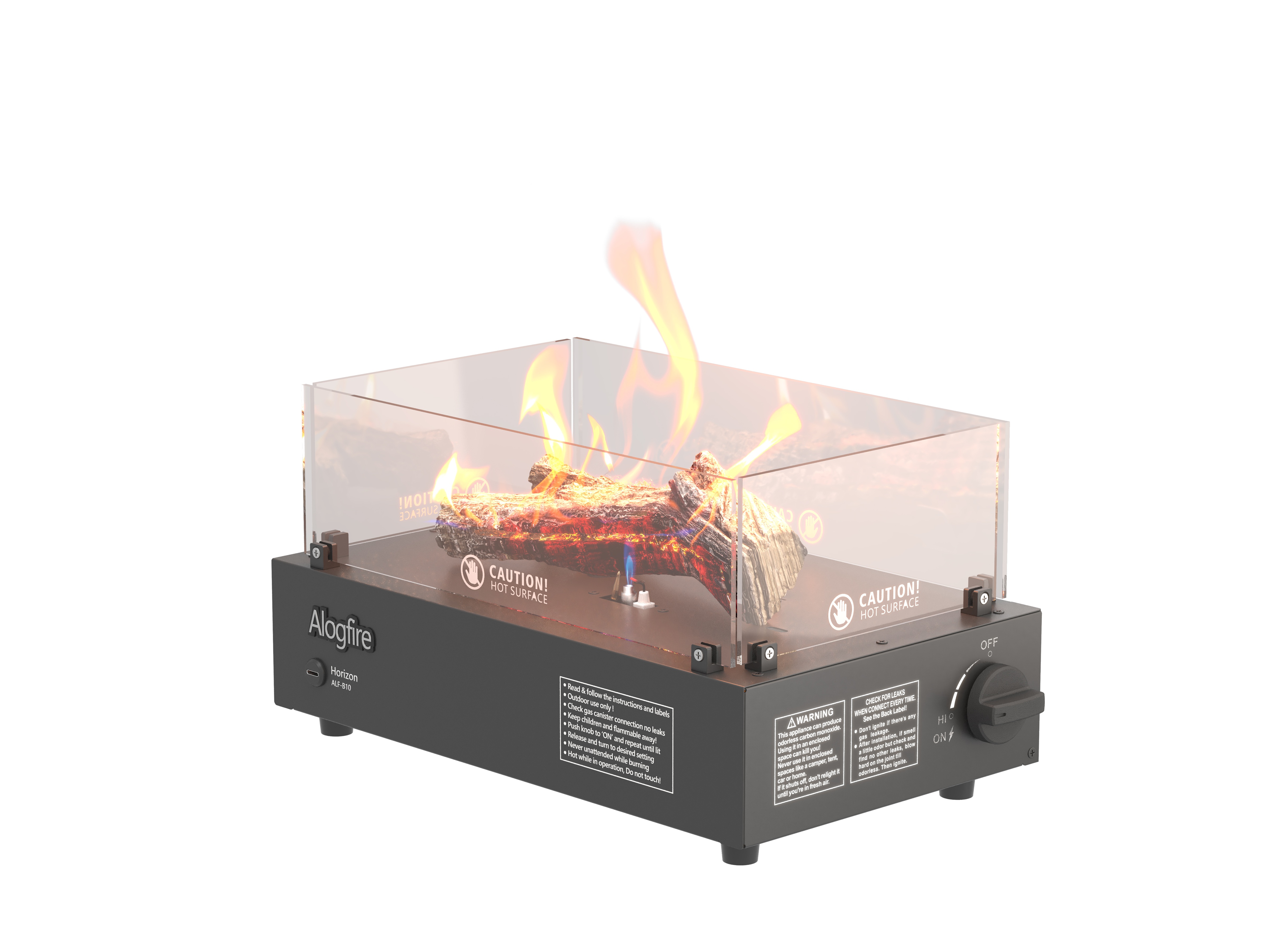Alogfire Real Flame Smokeless  - Camping Cooking Heater recension och pris