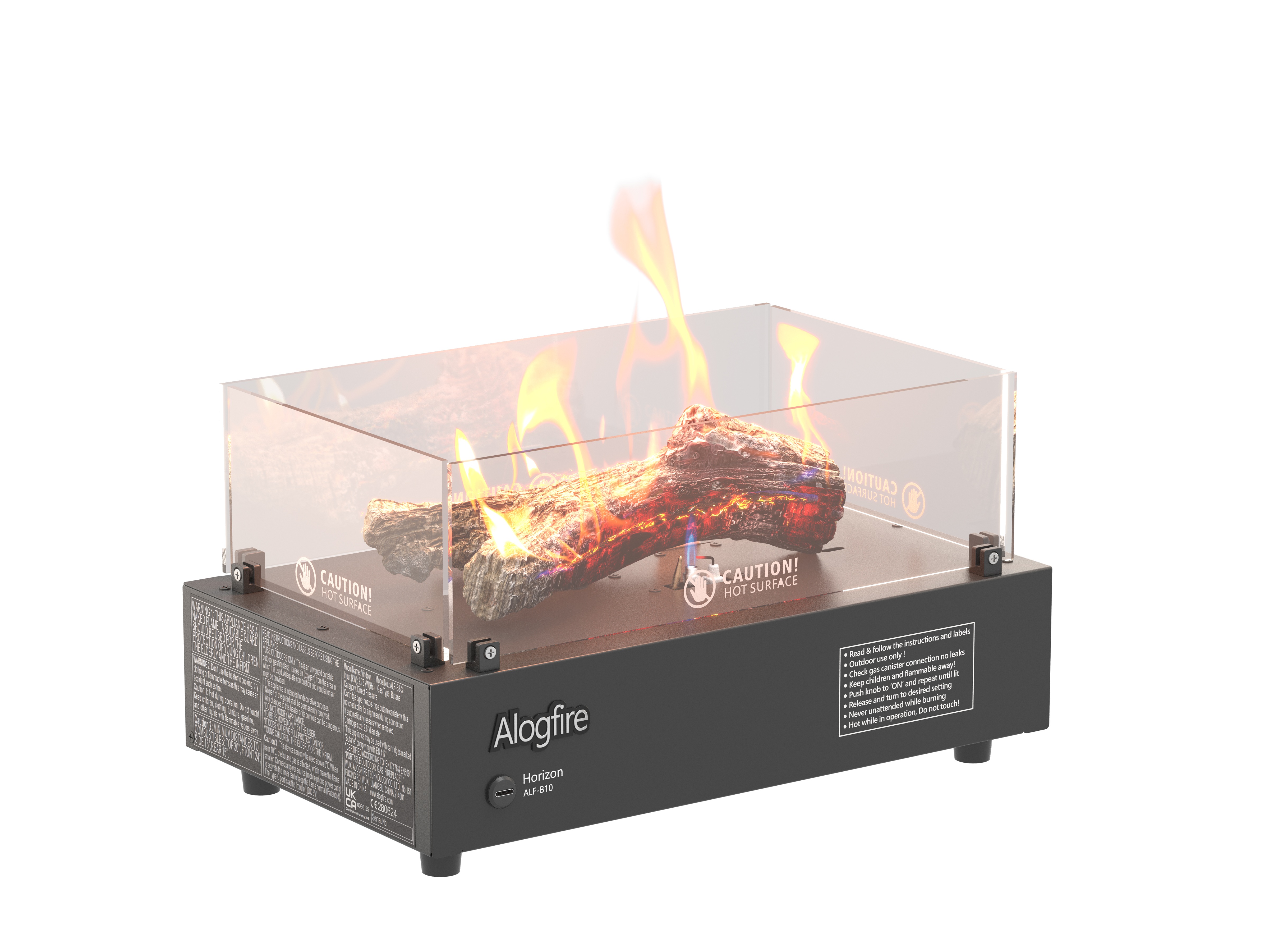 Alogfire Real Flame Smokeless  - Camping Cooking Heater recension och pris