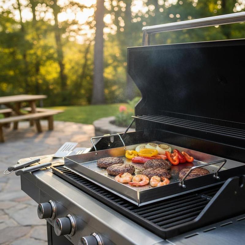 Universal Flat Top Griddle 18x - Camping Cooking Hot Plate recension och pris