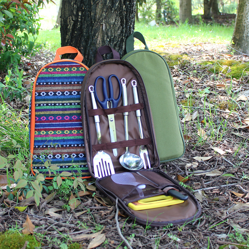 7pcs Camping Kitchen Utensil S - Camping Cooking And Dining Set recension och pris