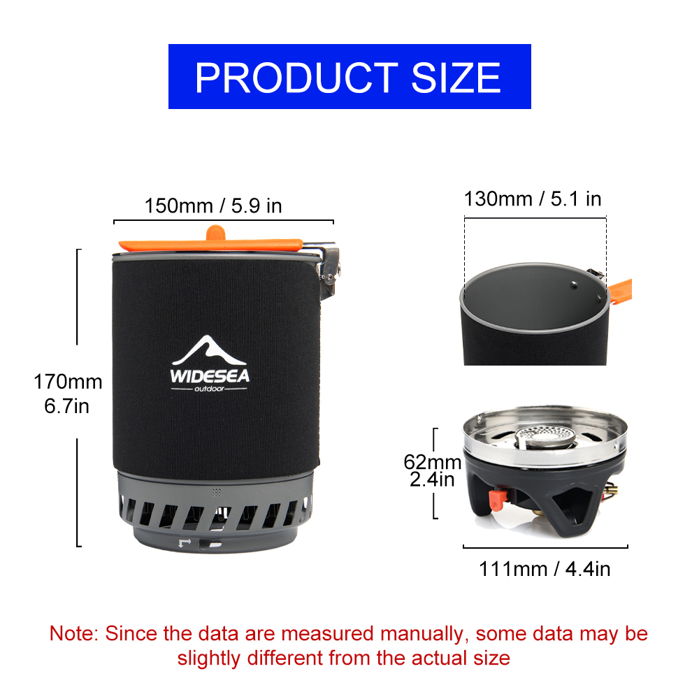 Widesea Camping Cooking System - Camping Cooking Heater recension och pris