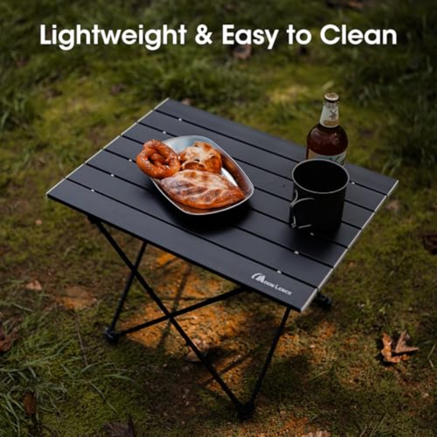 Ultralight Folding Camping Tab - Camping Cooking Table With Windshield recension och pris