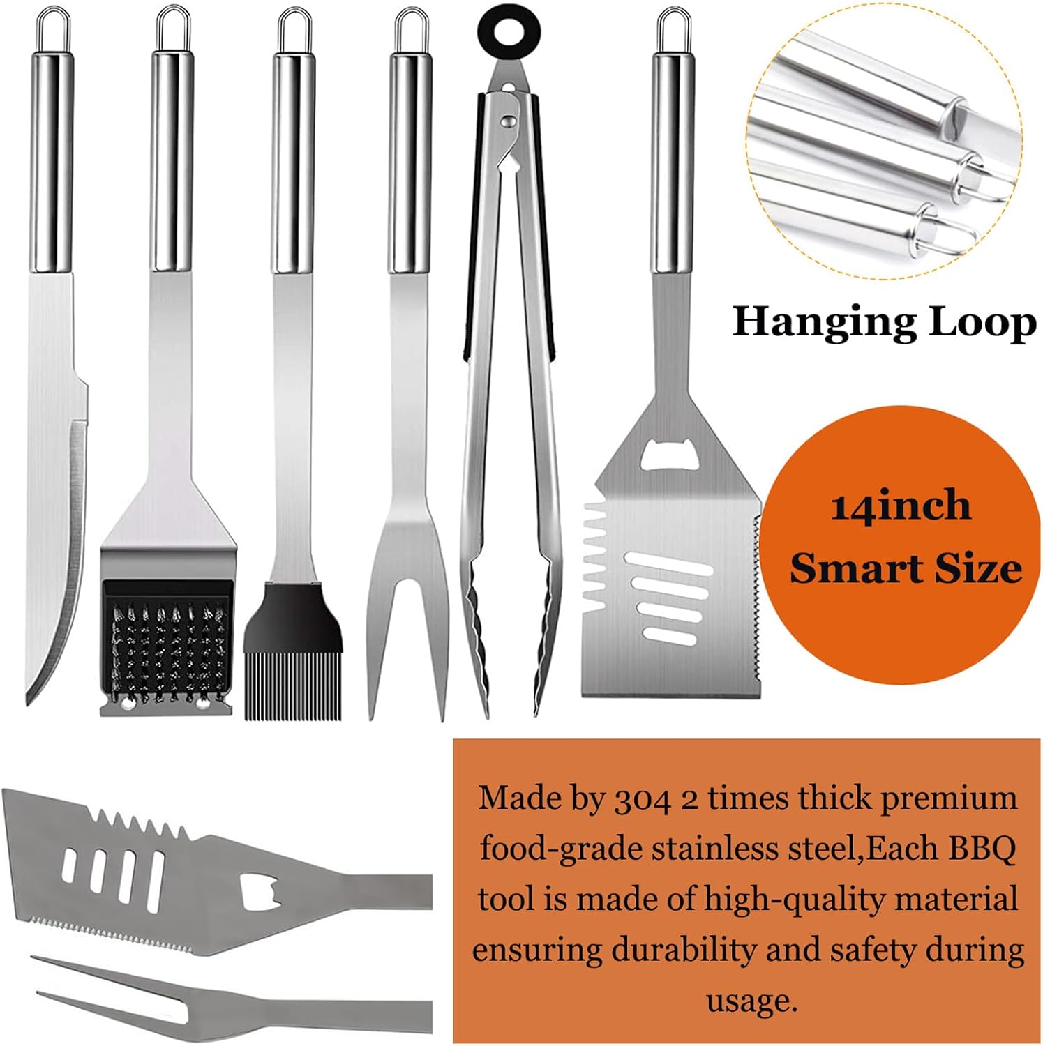 Grill Set with Apron for Men,  - Camping Cooking Griddle recension och pris
