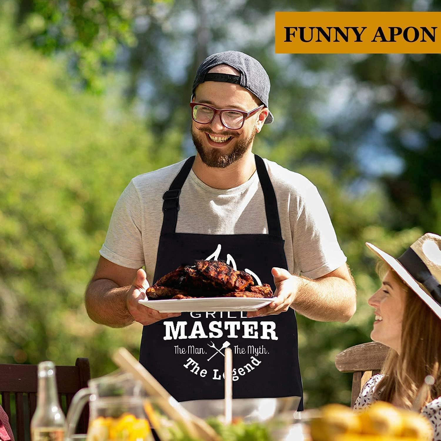 Grill Set with Apron for Men,  - Camping Cooking Griddle recension och pris