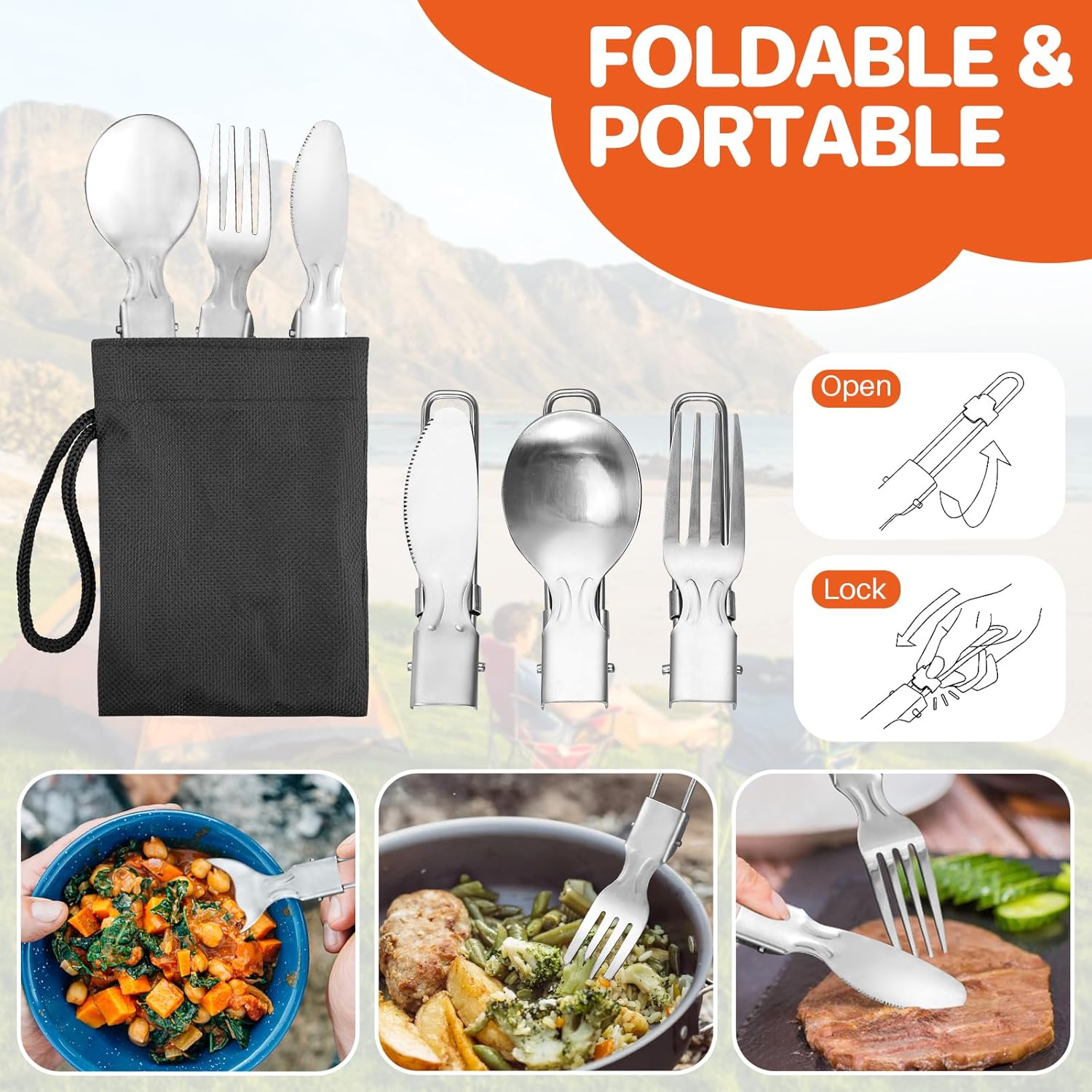 Non-Stick Camping Cookware Set - Camping Cooking Pots And Pans recension och pris