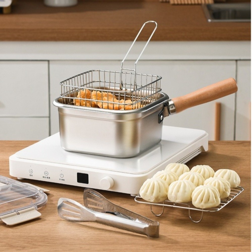 Portable Stainless Steel Fryin - Camping Cooking Cylinder recension och pris