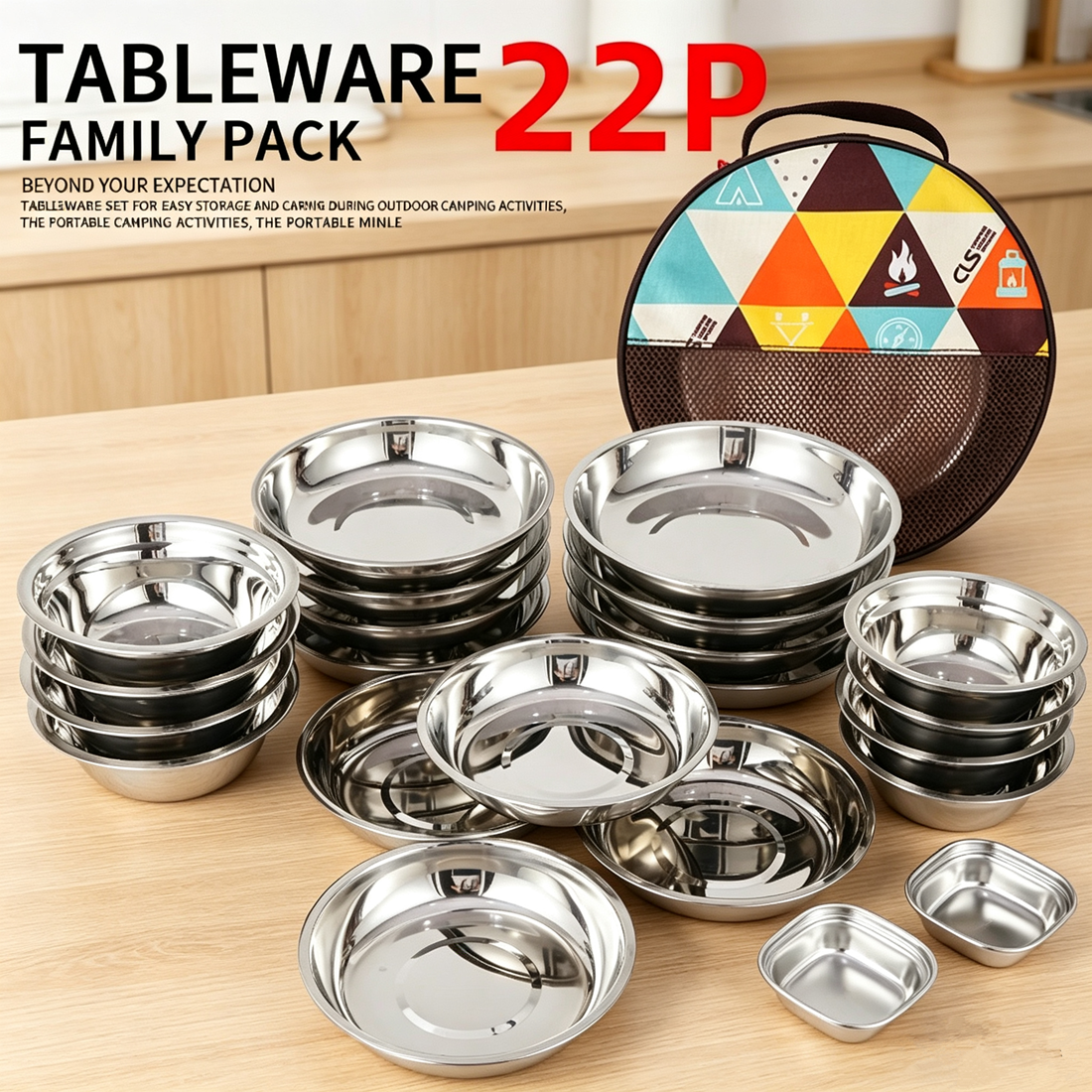 CLS Outdoor Camping 22pcs Dini - Camping Cooking And Dining Set recension och pris