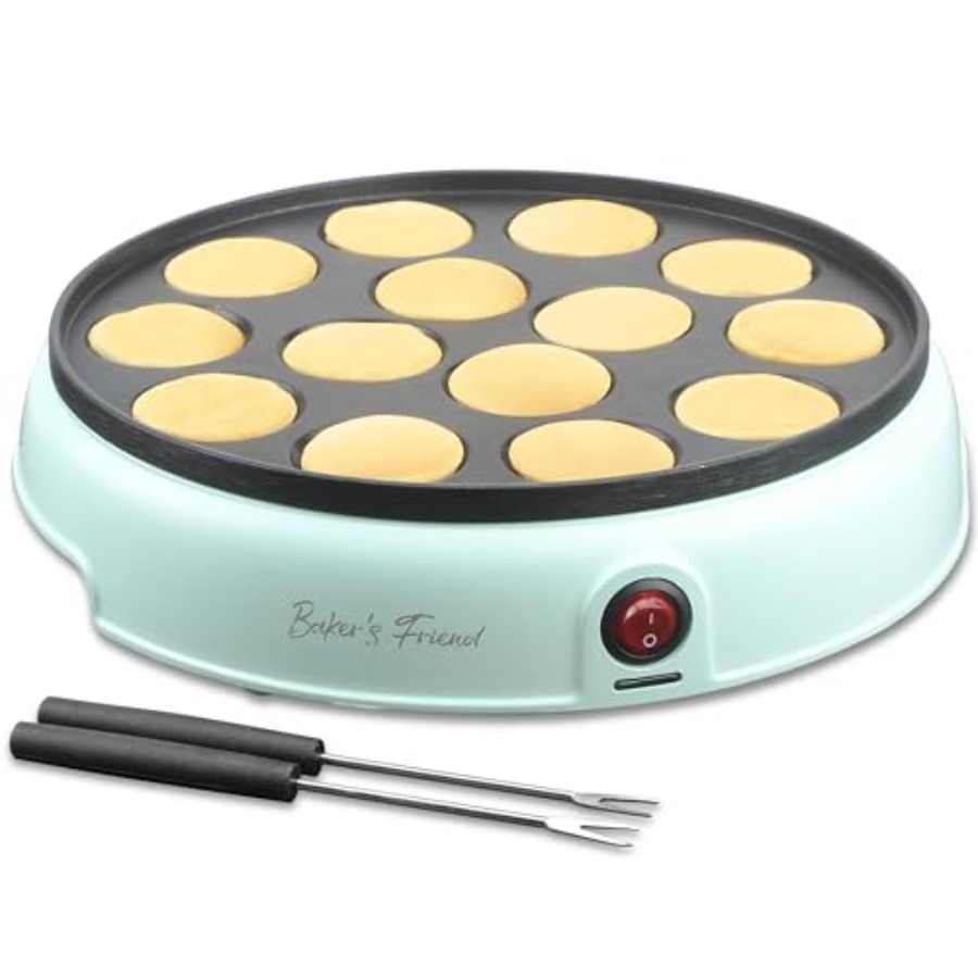 Mini Pancakes Maker Machine Du - Camping Cooking Griddle recension och pris