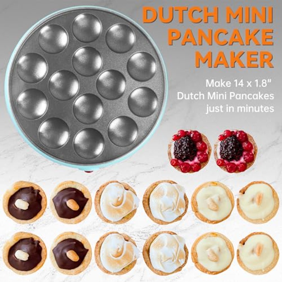 Mini Pancakes Maker Machine Du - Camping Cooking Griddle recension och pris