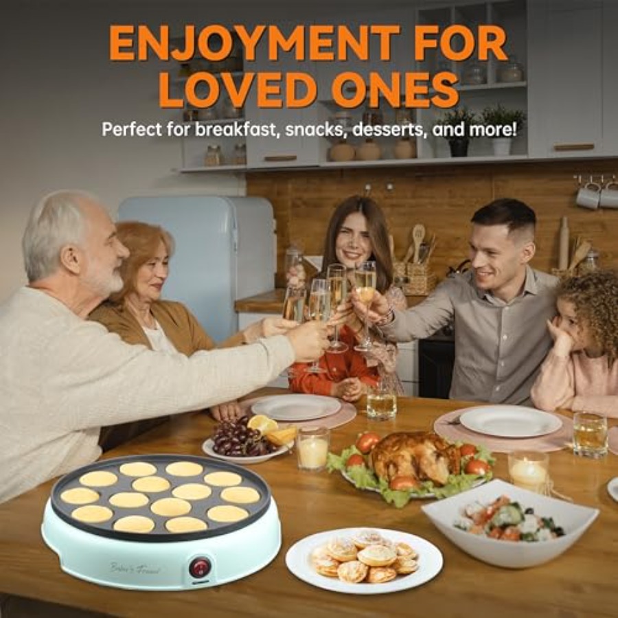 Mini Pancakes Maker Machine Du - Camping Cooking Griddle recension och pris
