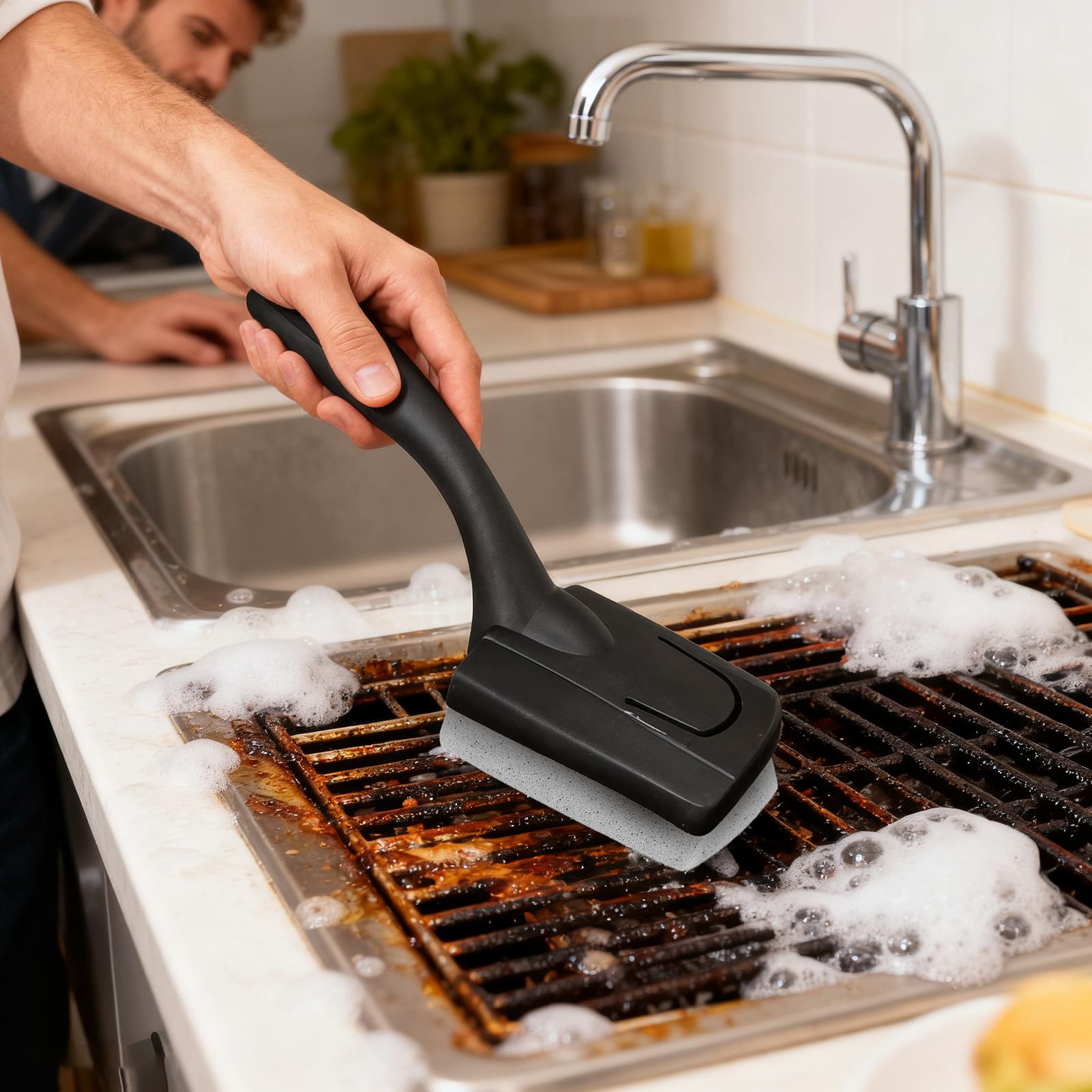 NEW Heavy Duty BBQ Grill Brush - Camping Cooking Grate recension och pris