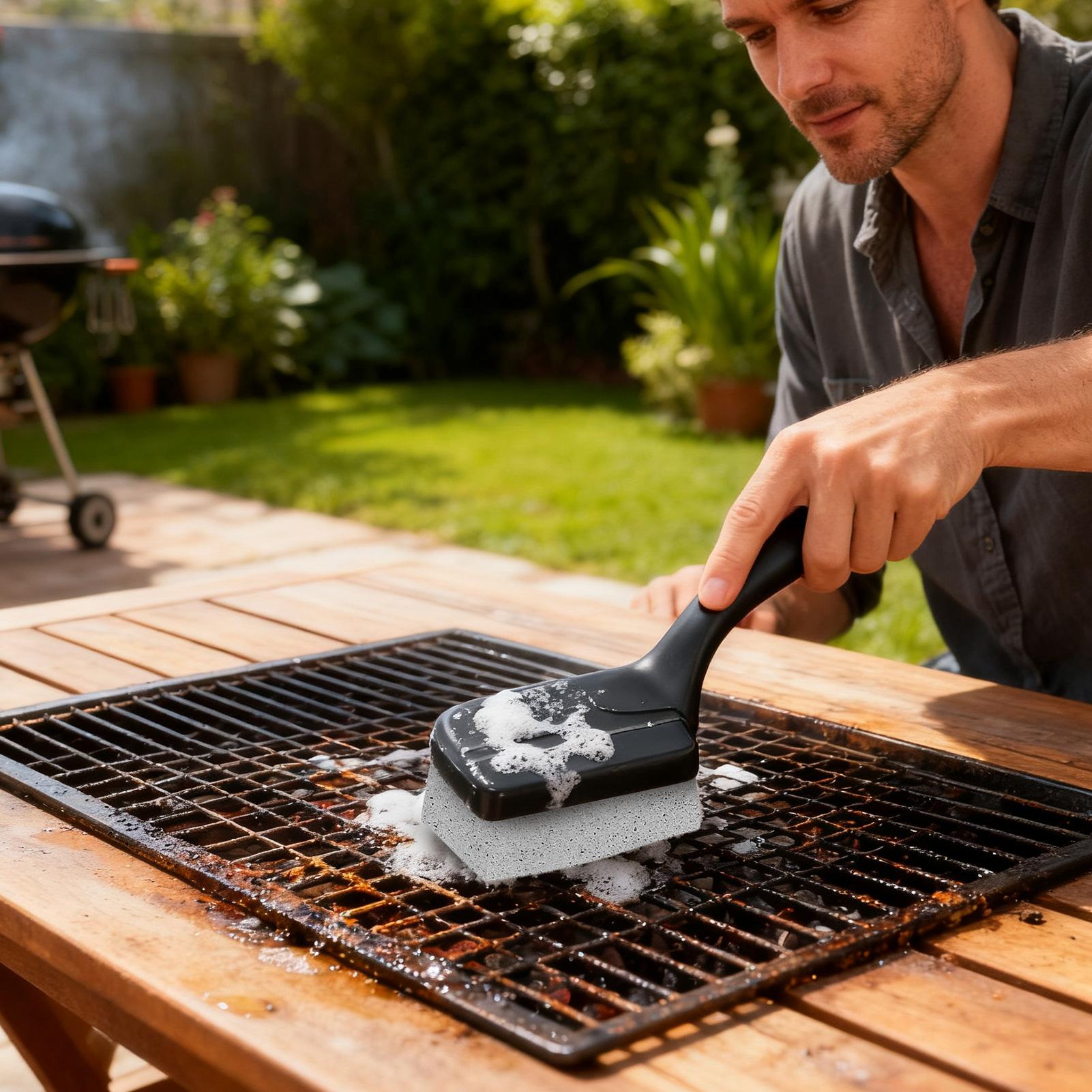 NEW Heavy Duty BBQ Grill Brush - Camping Cooking Grate recension och pris