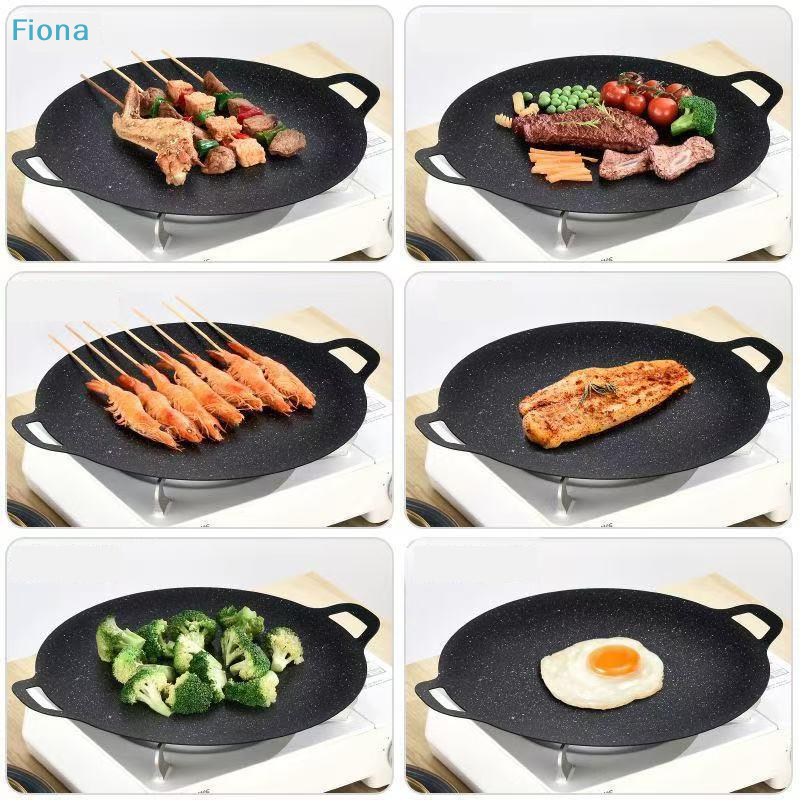✔Non-Stick BBQ Grill Pan with  - Camping Cooking Griddle recension och pris