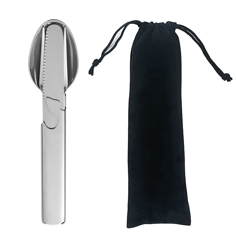 4Pcs/Set Portable Stainless St - Quechua Camping Cooking Set recension och pris