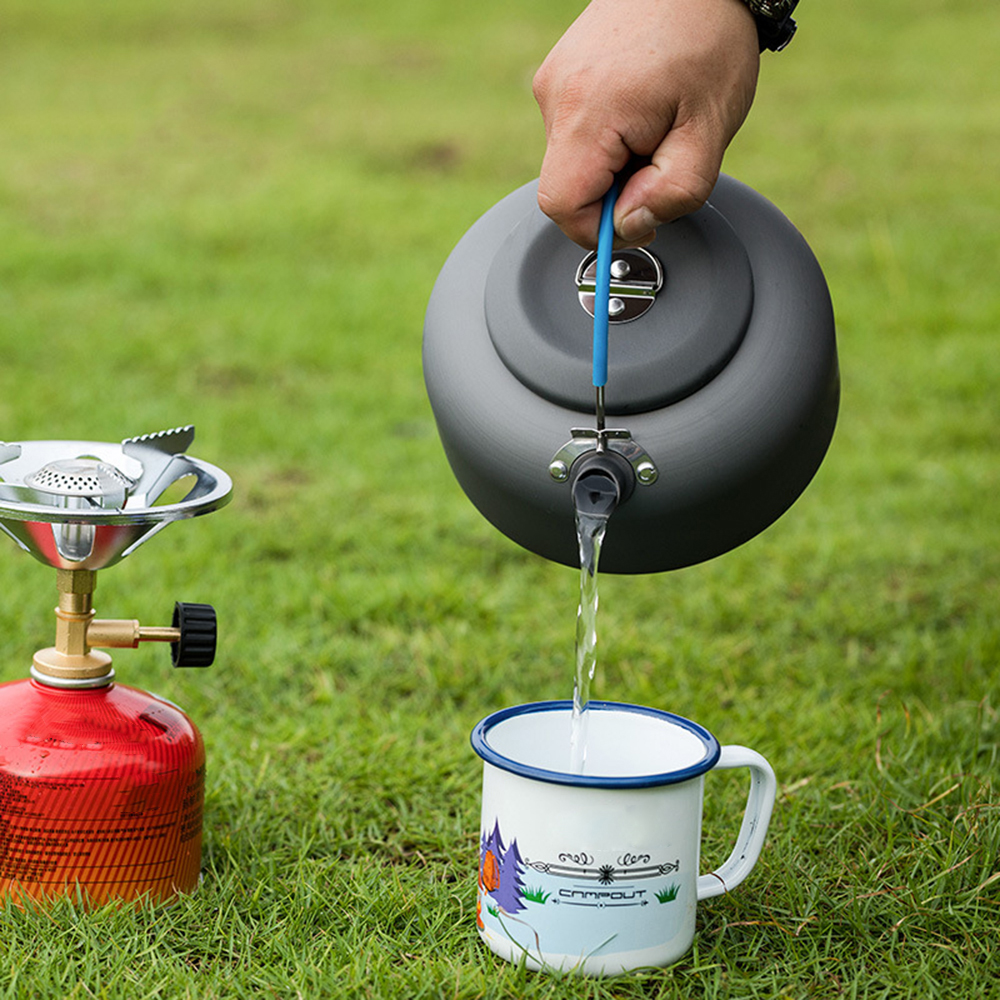 0.8L/1.4L Outdoor Lightweight  - Camping Cooking Kettle recension och pris