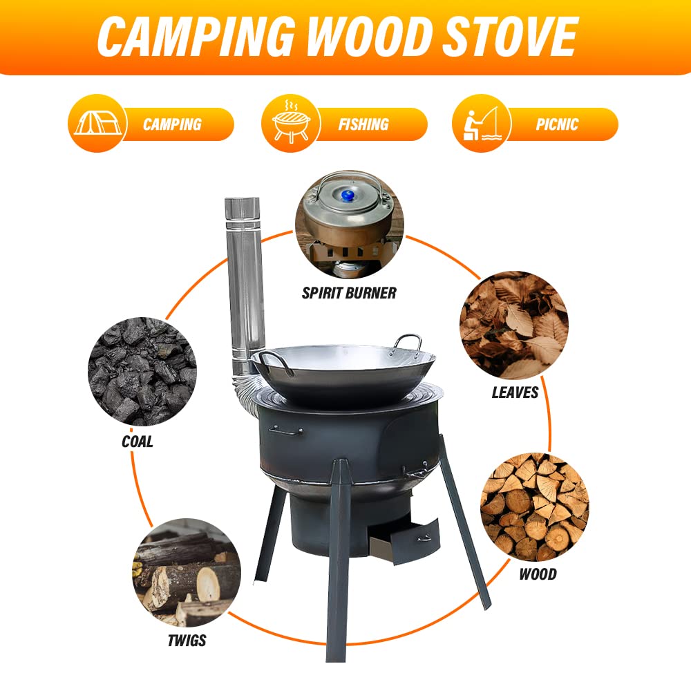 58cm Portable Detachable Outdo - Camping Cooking Hot Plate recension och pris