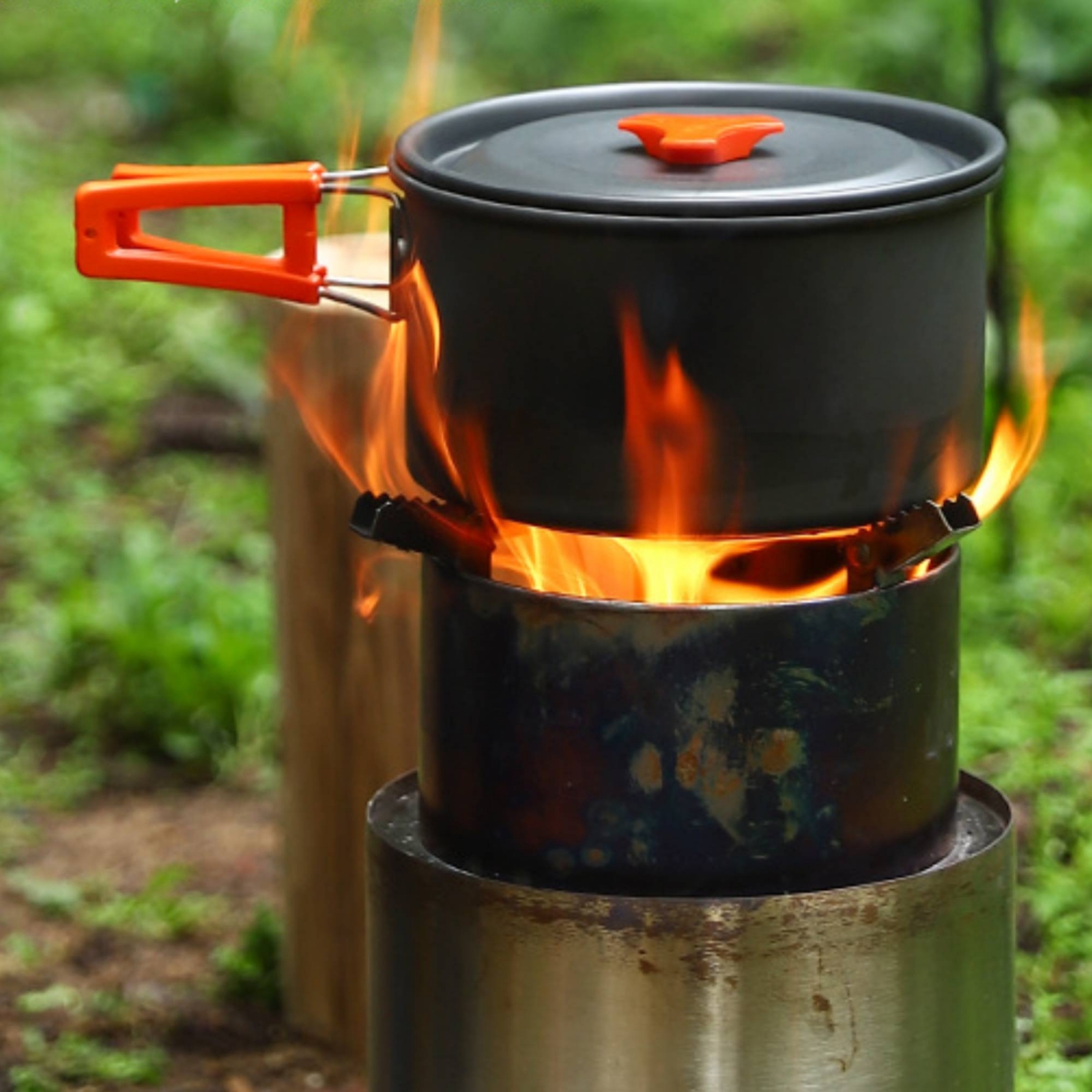 Camping Pot and Kettle Set Nes - Camping Cooking Pot recension och pris