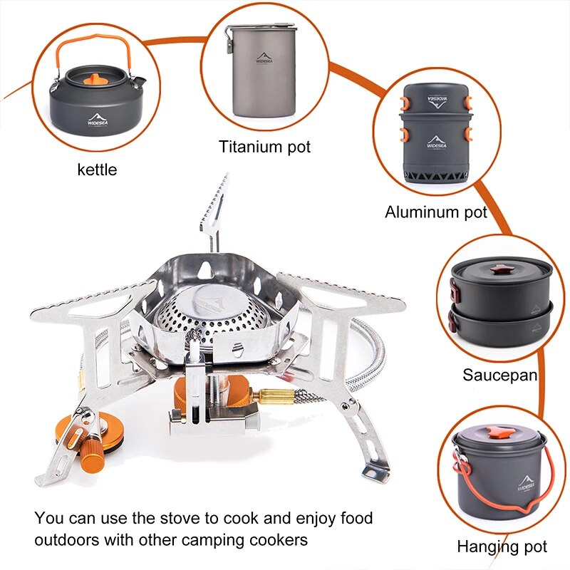 Widesea Camping Burner 3200W W - Camping Cooking Heater recension och pris