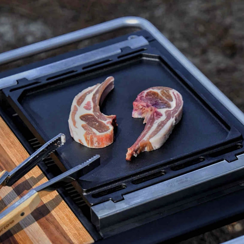 Outdoor Barbecue Grill Plate f - Camping Cooking Griddle recension och pris