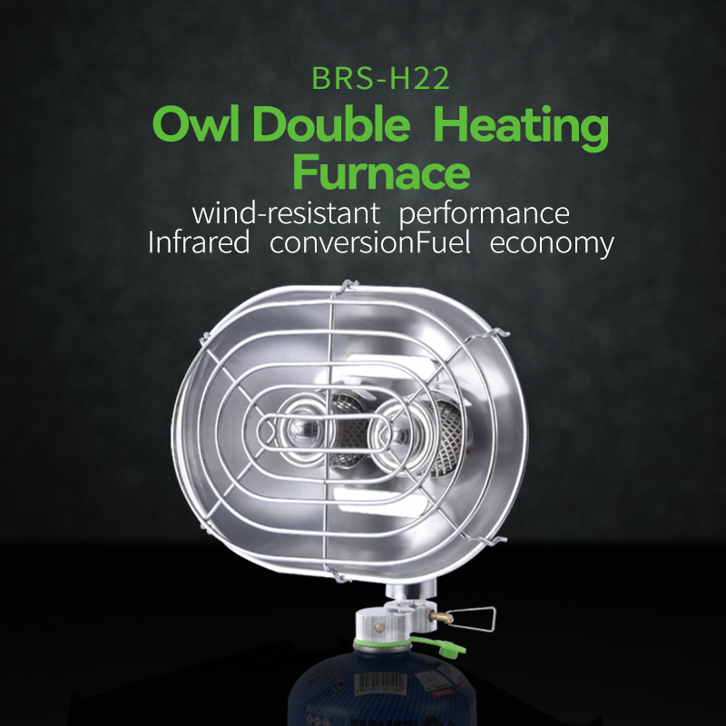 BRS-H22 Double2026 Head Outdoo - Camping Cooking Heater recension och pris
