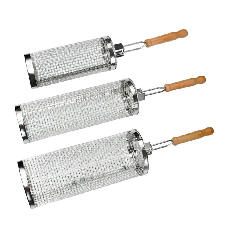 1pc Stainless Steel Rotating B - Camping Cooking Cylinder recension och pris