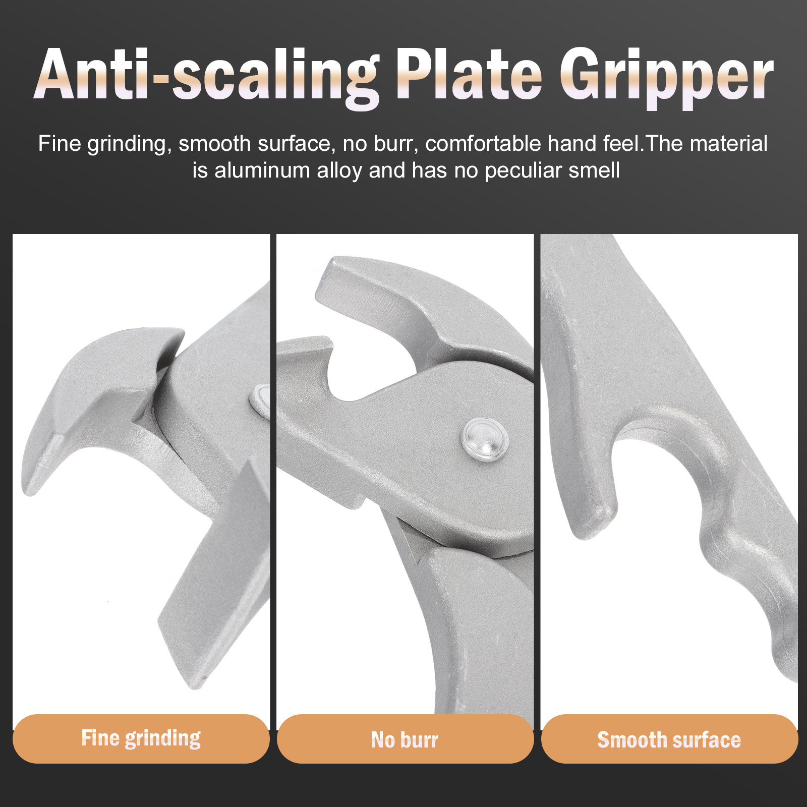 Barbecue Plate Gripper Aluminu - Camping Cooking Hot Plate recension och pris