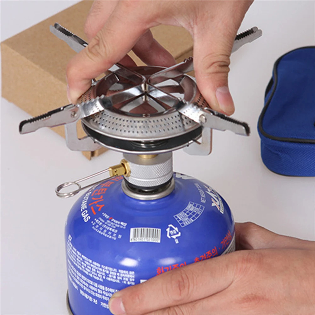 1PCS Outdoor Camping Gas Stove - Camping Cooking Heater recension och pris