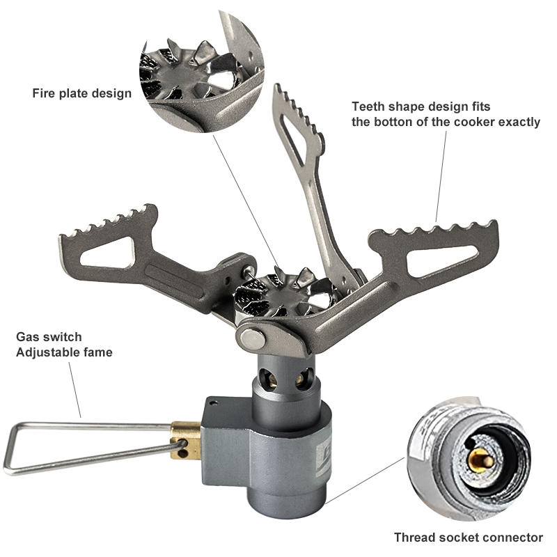 BRS Outdoor Gas Stove Mini Cam - Camping Cooking Heater recension och pris