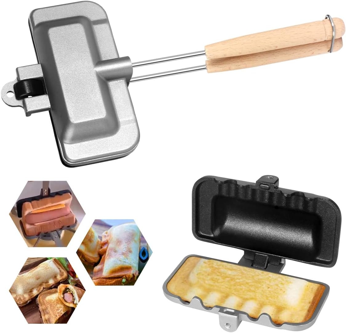 Sandwich Maker – Stove Top Hot - Camping Cooking Hot Plate recension och pris