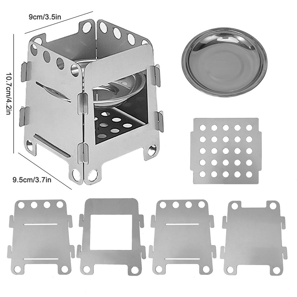 Folding Camping Wood Stove Por - Camping Cooking Heater recension och pris