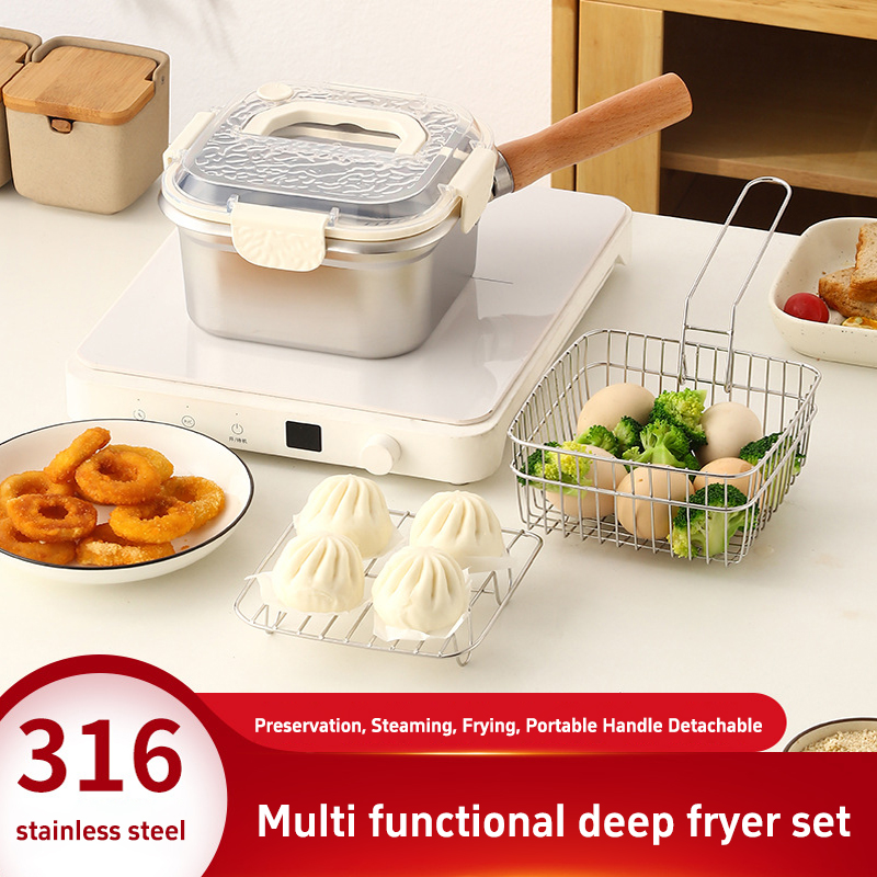 Durable Stainless Steel Frying - Japan Camping Cooking recension och pris