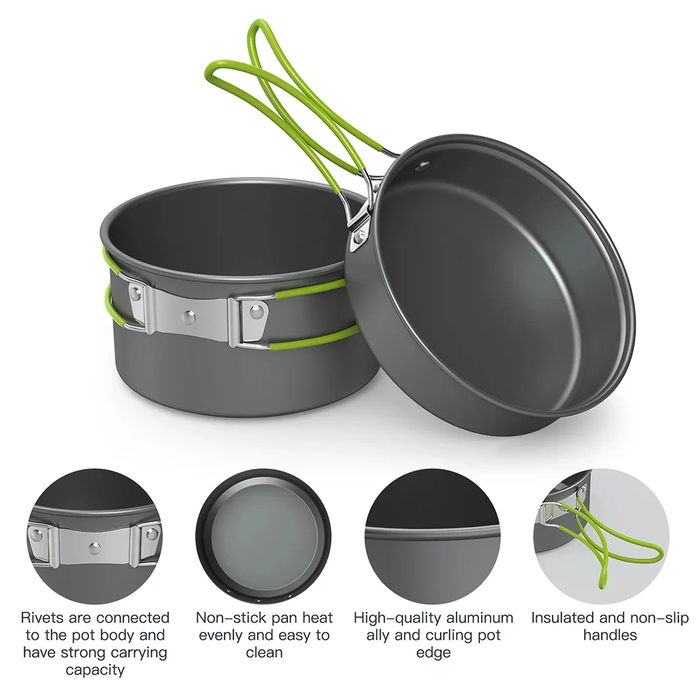 Outdoor Cooking Camping utensi - Camping Cooking And Dining Set recension och pris