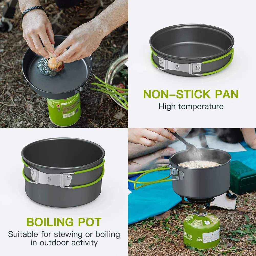 Outdoor Cooking Camping utensi - Camping Cooking And Dining Set recension och pris